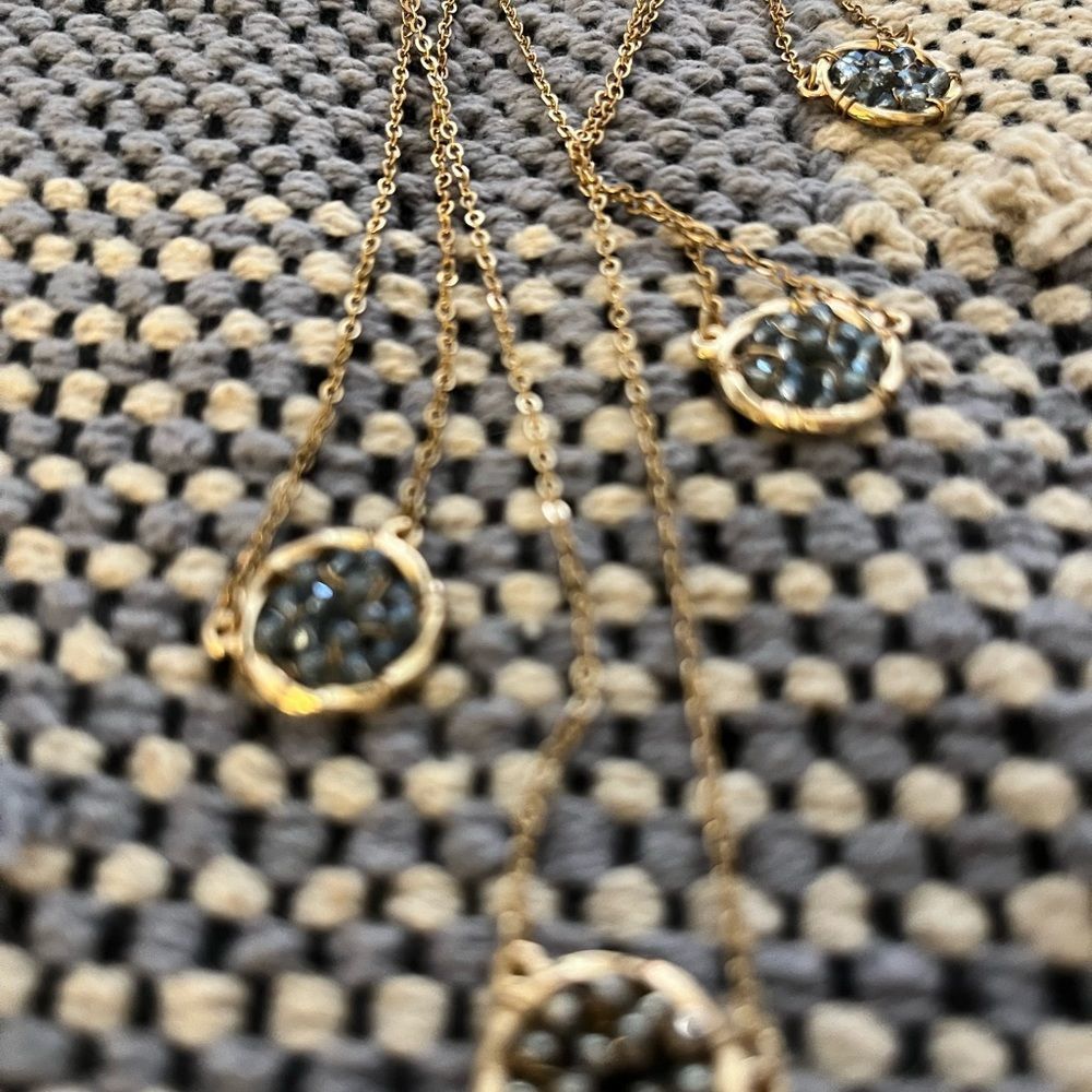 Swarovski gold plated necklace